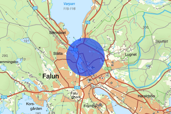 Britsarvet 22 oktober 18.41, Trafikolycka, personskada, Falun