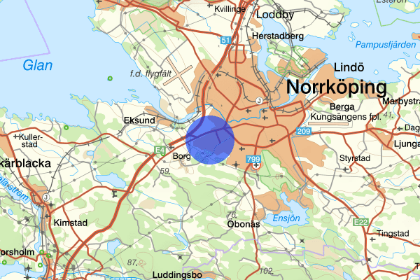 Klockaretorpet 23 oktober 08.55, Brand, Norrköping