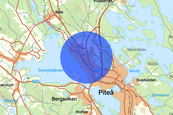 Öjebyn 24 oktober 07.58, Trafikolycka, Piteå