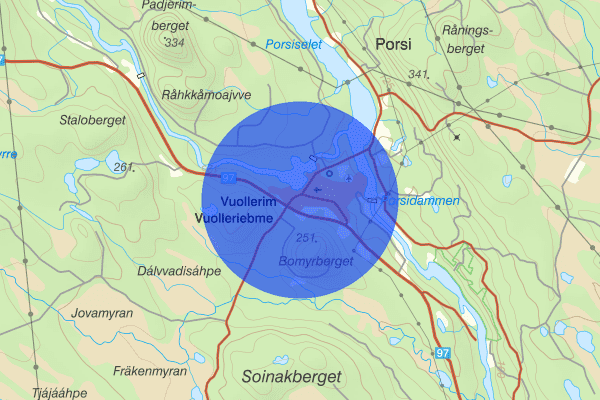 Vuollerim 24 oktober 17.38, Trafikolycka, vilt, Jokkmokk