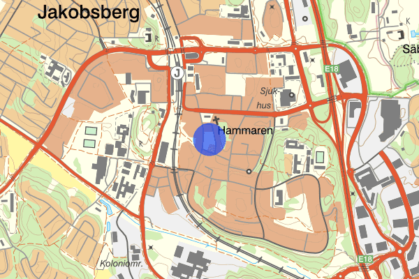 Sturevägen 25 oktober 02.32, Skadegörelse, Järfälla