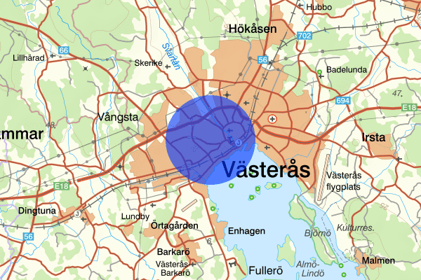 Jakobsberg 27 oktober 04.55, Inbrott, försök, Västerås