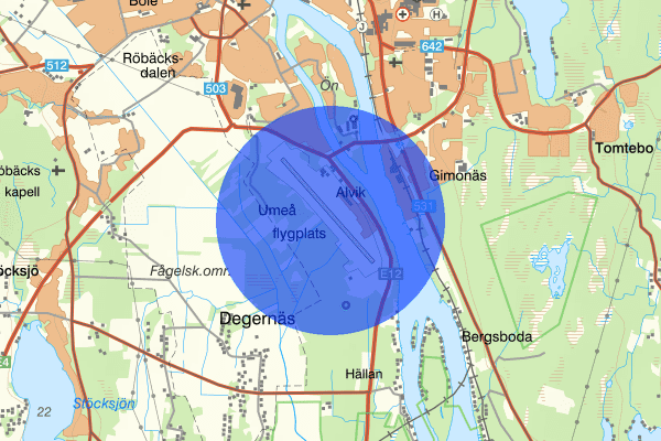 Umeå Airport 29 oktober 14.26, Trafikbrott, Umeå