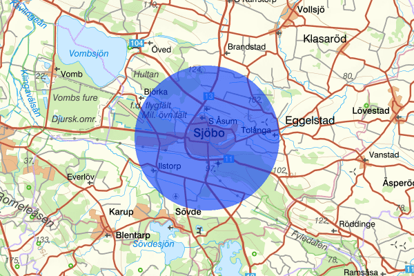 Sjöbo 29 oktober 23.52, Olovlig körning, Sjöbo