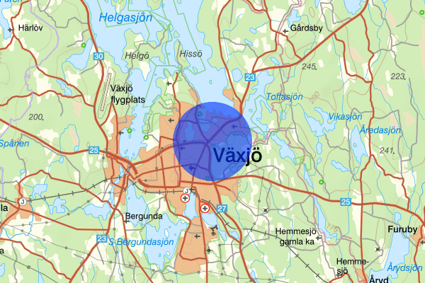 Norremark 31 oktober 12.49, Trafikolycka, Växjö