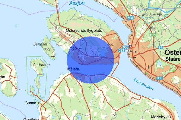 Valla 31 oktober 19.42, Misshandel, grov, Östersund