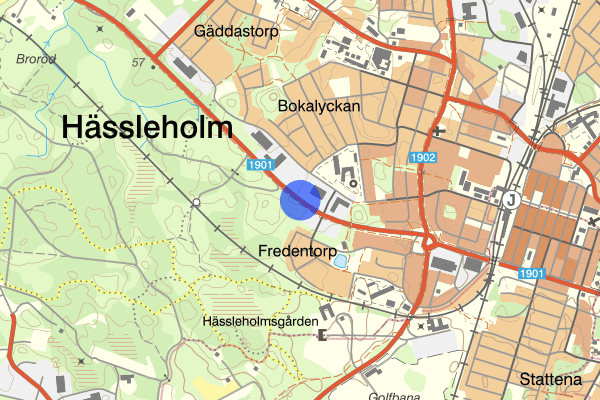 Helsingborgsvägen 04 november 02.45, Brand, Hässleholm