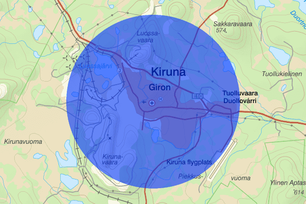 Kiruna 04 november 06.41, Rattfylleri, Kiruna