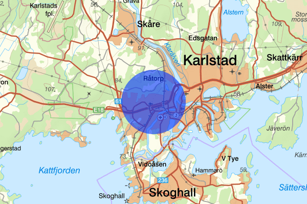 Våxnäs 05 november 17.25, Rattfylleri, Karlstad