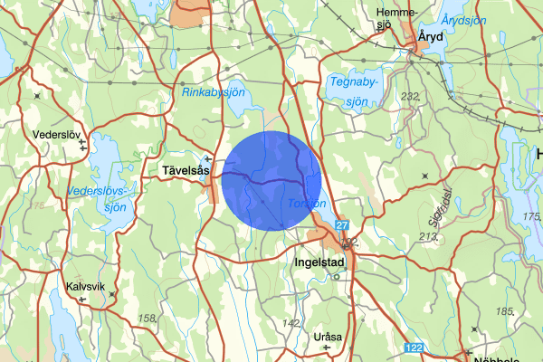 Nöbbele 06 november 21.40, Brand, Växjö