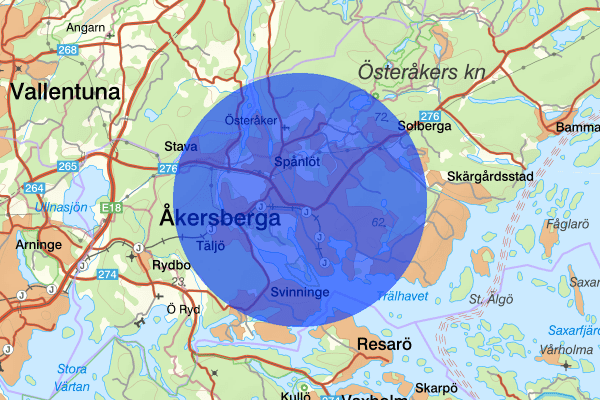 Åkersberga 09 november 03.46, Brand, Österåker