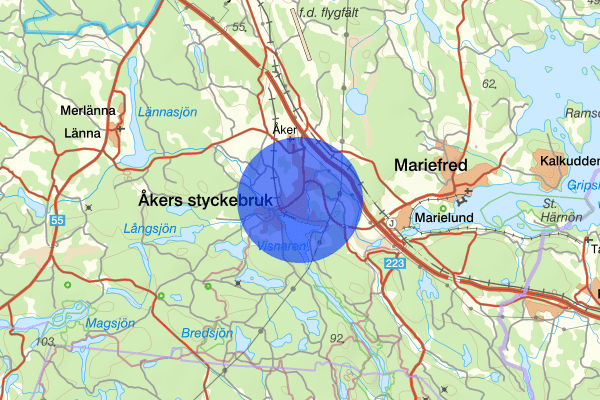 Åkers styckebruk 10 november 08.43, Stöld, Strängnäs