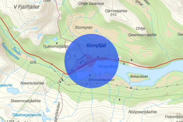 Klimpfjäll 10 november 13.59, Trafikolycka, vilt, Vilhelmina