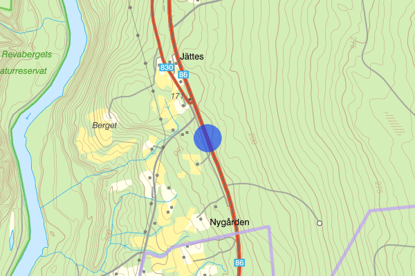 Länsgränsen Jämtland-Västernorrland 11 november 07.18, Sammanfattning natt, Jämtlands län