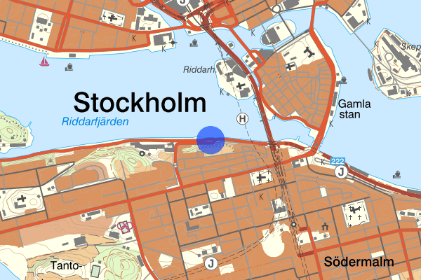 Söder Mälarstrand 12 november 19.00, Trafikolycka, personskada, Stockholm