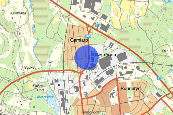 Jönköpingsvägen 15 november 09.54, Sammanfattning kväll och natt, Jönköpings län