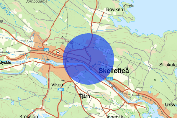 Moröhöjden 15 november 11.20, Trafikolycka, Skellefteå