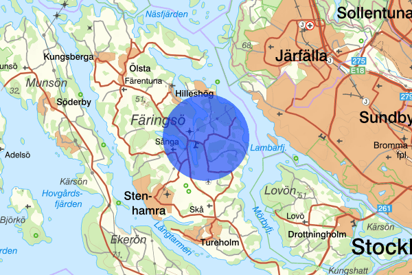 Svartsjö 18 november 14.51, Trafikolycka, Ekerö