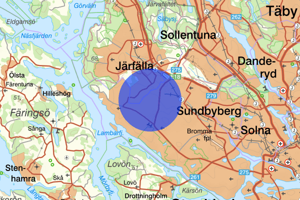 Kälvesta 18 november 22.56, Explosion, Stockholm