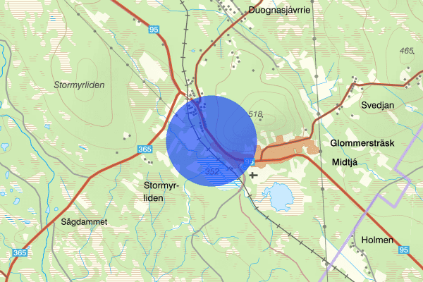 Jörn-Arvidsjaur 22 november 12.40, Trafikolycka, Arvidsjaur