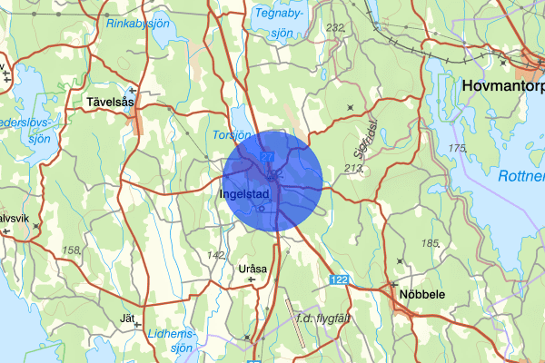 Ingelstad 24 november 23.36, Brand, Växjö