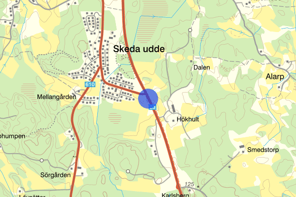 Skeda udde riksväg 34 26 november 07.11, Trafikolycka, Linköping