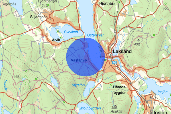 Västanvik 06 december 08.55, Brand, Leksand