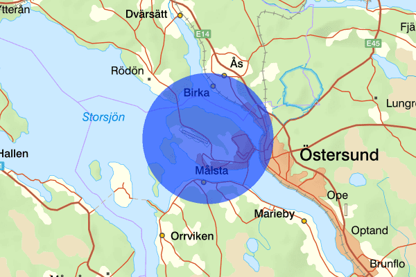 Frösön 10 mars 07.29, Olaga intrång, Östersund