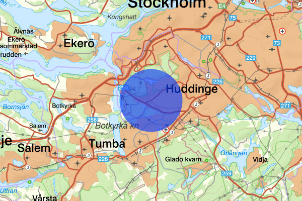 Glömsta 28 april 23.26, Mord/dråp, försök, Huddinge