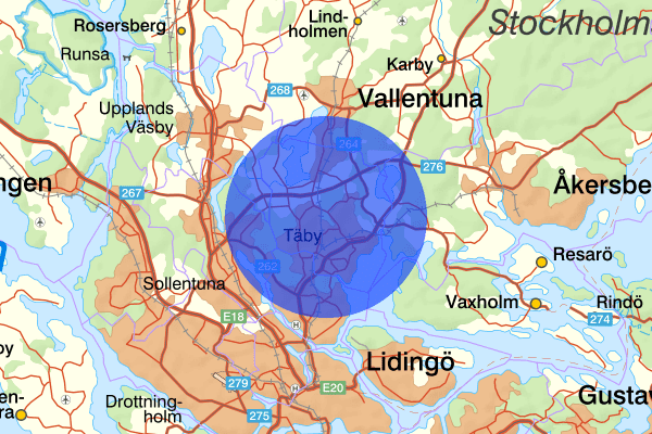 29 april 17.22, Trafikolycka, Täby
