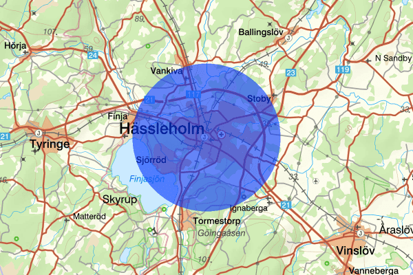 Hässleholm 30 april 20.42, Brand, Hässleholm