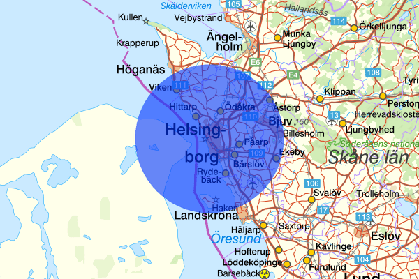 Helsingborg 30 april 21.07, Rån, Helsingborg