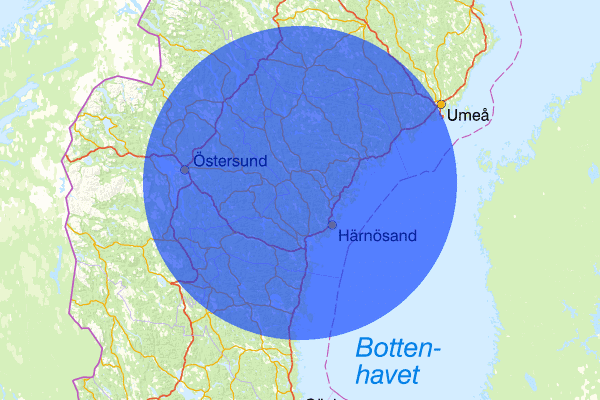 Västernorrlands län 02 maj 07.53, Sammanfattning natt, Västernorrlands län