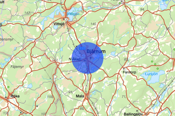 Bjärnum 03 maj 17.37, Explosion, Hässleholm