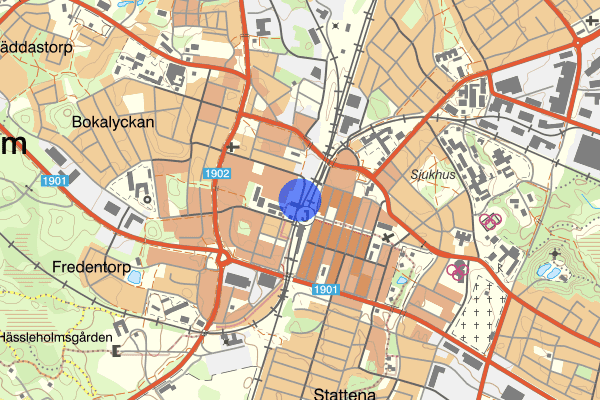 Magasinsgatan 08 maj 04.09, Våld/hot mot tjänsteman, Hässleholm