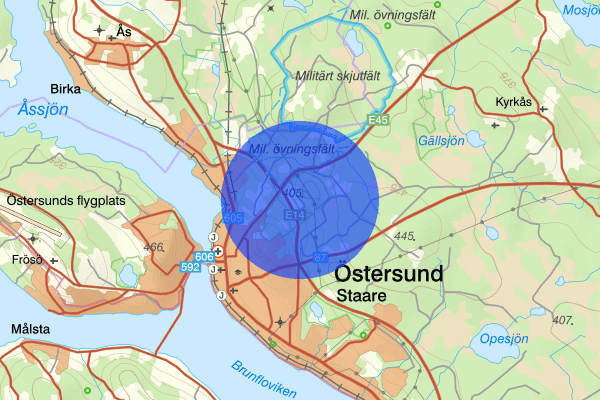 Rannåsen 09 maj 19.37, Rattfylleri, Östersund
