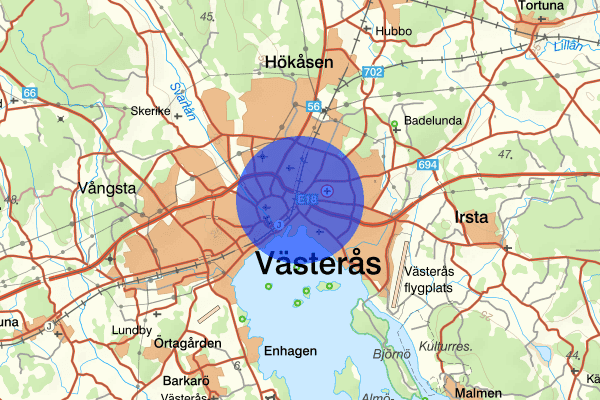 Ängsgärdet 10 maj 02.22, Skadegörelse, Västerås