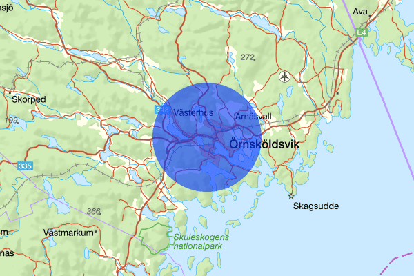 Örnsköldsvik 17 maj 07.56, Sammanfattning natt, Västernorrlands län