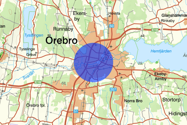 Rosta 21 maj 04.30, Mord/dråp, försök, Örebro