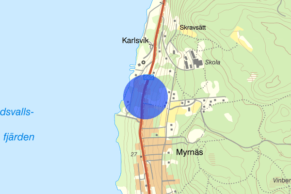 Raholmsvägen 21 maj 21.18, Trafikolycka, vilt, Sundsvall