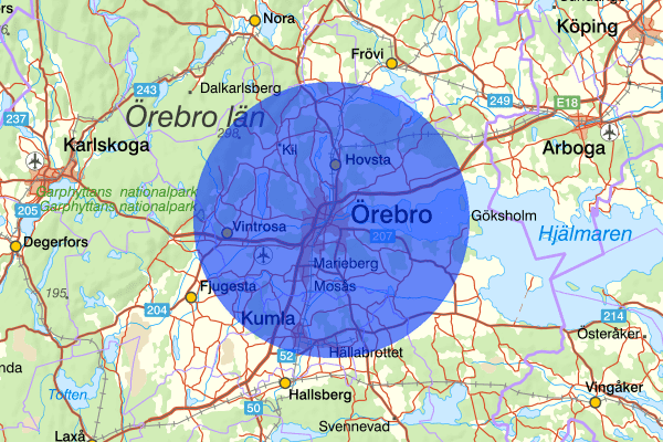 Örebro 12 juni 15.31, Knivlagen, Örebro