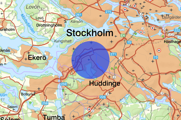 Segeltorp 19 juni 19.35, Vapenlagen, Huddinge