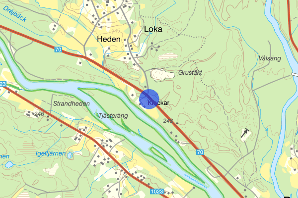 Loka riksväg 70 20 juli 09.00, Trafikolycka, personskada, Dalarnas län