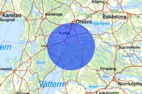 19 september 07.00, Sammanfattning natt, Örebro län