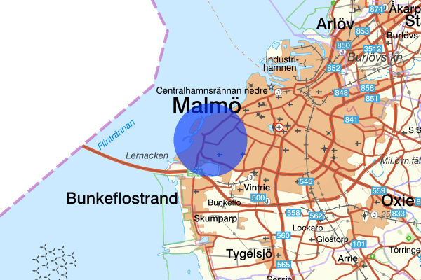 Limhamn 12 mars 00:38, Trafikolycka, Malmö