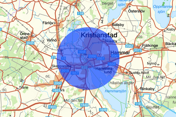 Kristianstad 12 mars 02:17, Misshandel, Kristianstad