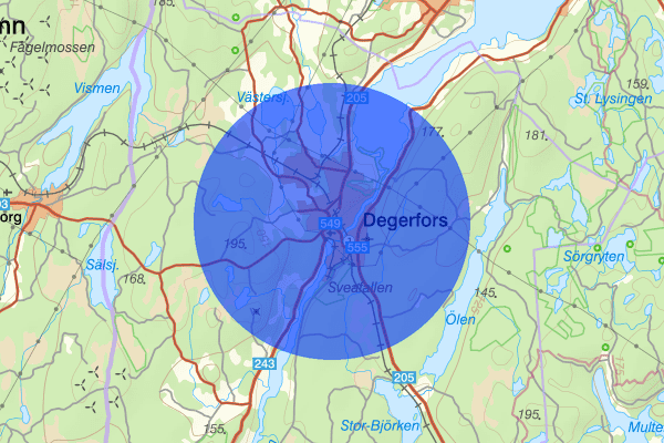 Degerfors 12 mars 07:45, Sammanfattning natt, Örebro län