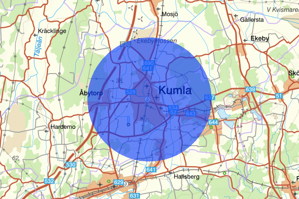 Kumla 12 mars 14:03, Trafikkontroll, Kumla