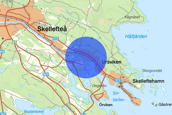 Skelleftehamnsvägen 13 mars 07:49, Trafikolycka, Skellefteå