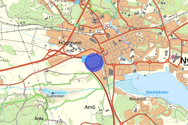 Idbäcken 13 mars 12:28, Trafikolycka, Nyköping